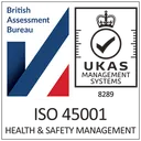 ISO 45001 certified